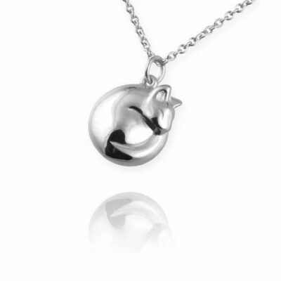 Jana Reinhardt Curled Up Cat Necklace Giveaway #Ad